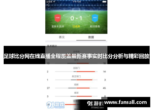 足球比分网在线直播全程覆盖最新赛事实时比分分析与精彩回放